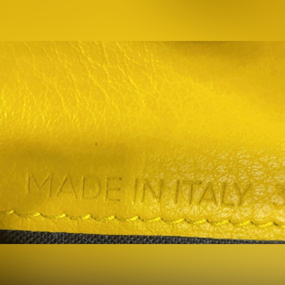 Balenciaga Leather Yellow Clutch Organizer - Picture 10 of 11